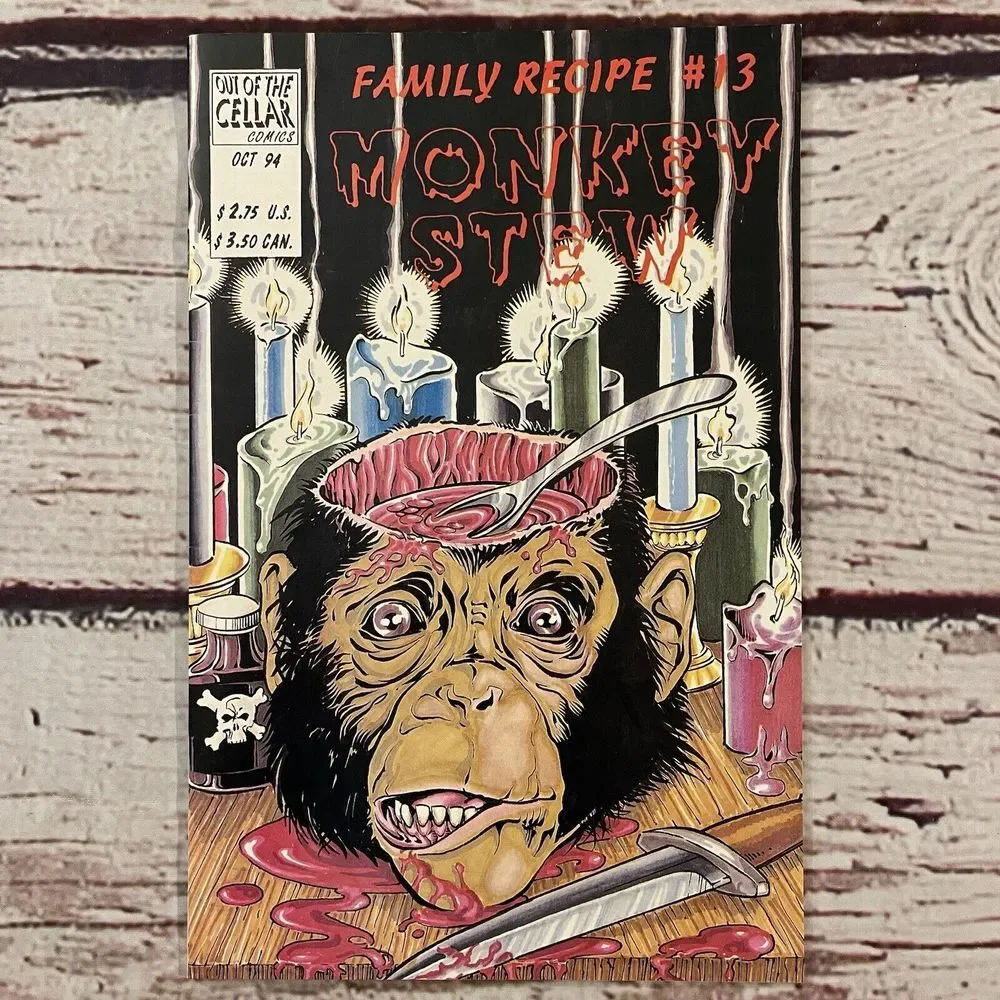 Monkey Stew Famile Recipe #13 Out of the Cellar Comic‎ January 1, 1994 Comicbook